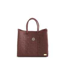 Load image into Gallery viewer, SMALL BURGUNDY TOTE BAG
