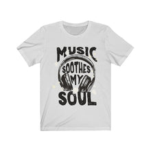 Load image into Gallery viewer, Music Soothes my soul Headphone Short Sleeve Tee
