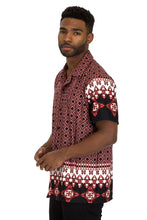 Load image into Gallery viewer, TRIBAL BUTTON DOWN SHIRT
