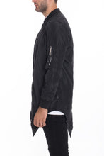 Load image into Gallery viewer, FISHTAIL BOMBER- GREY
