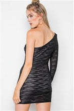 Load image into Gallery viewer, &quot;Giving the Cold Shoulder&quot; Dress
