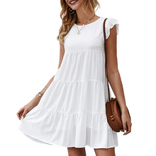 Load image into Gallery viewer, Womens Flowy Dress with Cap Sleeves
