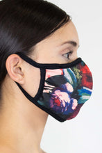 Load image into Gallery viewer, Bold Floral Print Long Dress and Matching Face Mask
