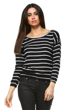 Load image into Gallery viewer, Women&#39;s Stripe Sweater
