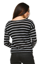 Load image into Gallery viewer, Women&#39;s Stripe Sweater
