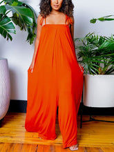 Load image into Gallery viewer, Spaghetti Strap Jumpsuit Wide Leg Loose Overalls
