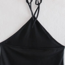 Load image into Gallery viewer, Sexy With Tie Halter Neck Fitted Bodysuits
