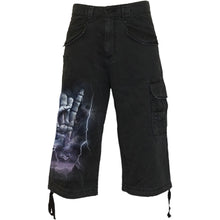 Load image into Gallery viewer, ROCK ETERNAL - Vintage Cargo Shorts 3/4 Long Black
