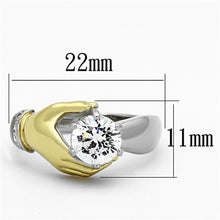Load image into Gallery viewer, Women Stainless Steel Cubic Zirconia Rings TK1324

