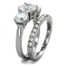 Load image into Gallery viewer, Women Stainless Steel Cubic Zirconia Rings TK2177

