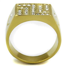 Load image into Gallery viewer, Men Stainless Steel Synthetic Crystal Rings TK2311
