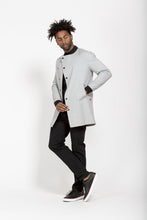 Load image into Gallery viewer, Konus Men&#39;s Elongated Twill Jacket in Grey
