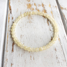 Load image into Gallery viewer, 4mm Yellow Calcite Bracelet
