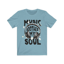 Load image into Gallery viewer, Music Soothes my soul Headphone Short Sleeve Tee
