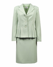 Load image into Gallery viewer, Danillo Sage Green Twill Skirt Suit Sett
