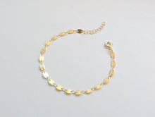 Load image into Gallery viewer, Gold Filled Coin Chain Bracelet
