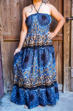 Load image into Gallery viewer, Boho Maxi Dress, Hippie Maxi Dress, Gypsy Dress
