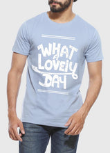 Load image into Gallery viewer, What a Lovely Day - Men&#39;s Funny Yale Blue T-Shirt
