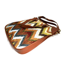 Load image into Gallery viewer, Jungle Chevron 15&quot; Hobo Shoulder Bag
