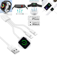 Load image into Gallery viewer, 3 in 1 Wireless Charger Quick Charger USB Cable
