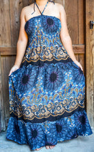 Load image into Gallery viewer, Boho Maxi Dress, Hippie Maxi Dress, Gypsy Dress
