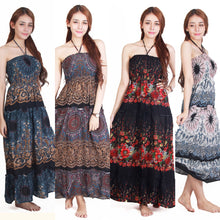 Load image into Gallery viewer, Boho Maxi Dress, Hippie Maxi Dress, Gypsy Dress
