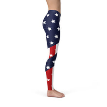 Load image into Gallery viewer, Womens American Flag Leggings

