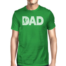 Load image into Gallery viewer, Dad Fish Men&#39;s Green Graphic Design Tee Unique
