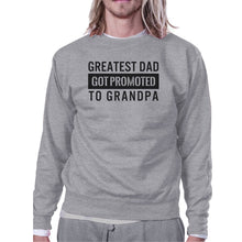 Load image into Gallery viewer, Promoted To Grandpa Grandpa Sweatshirt Funny
