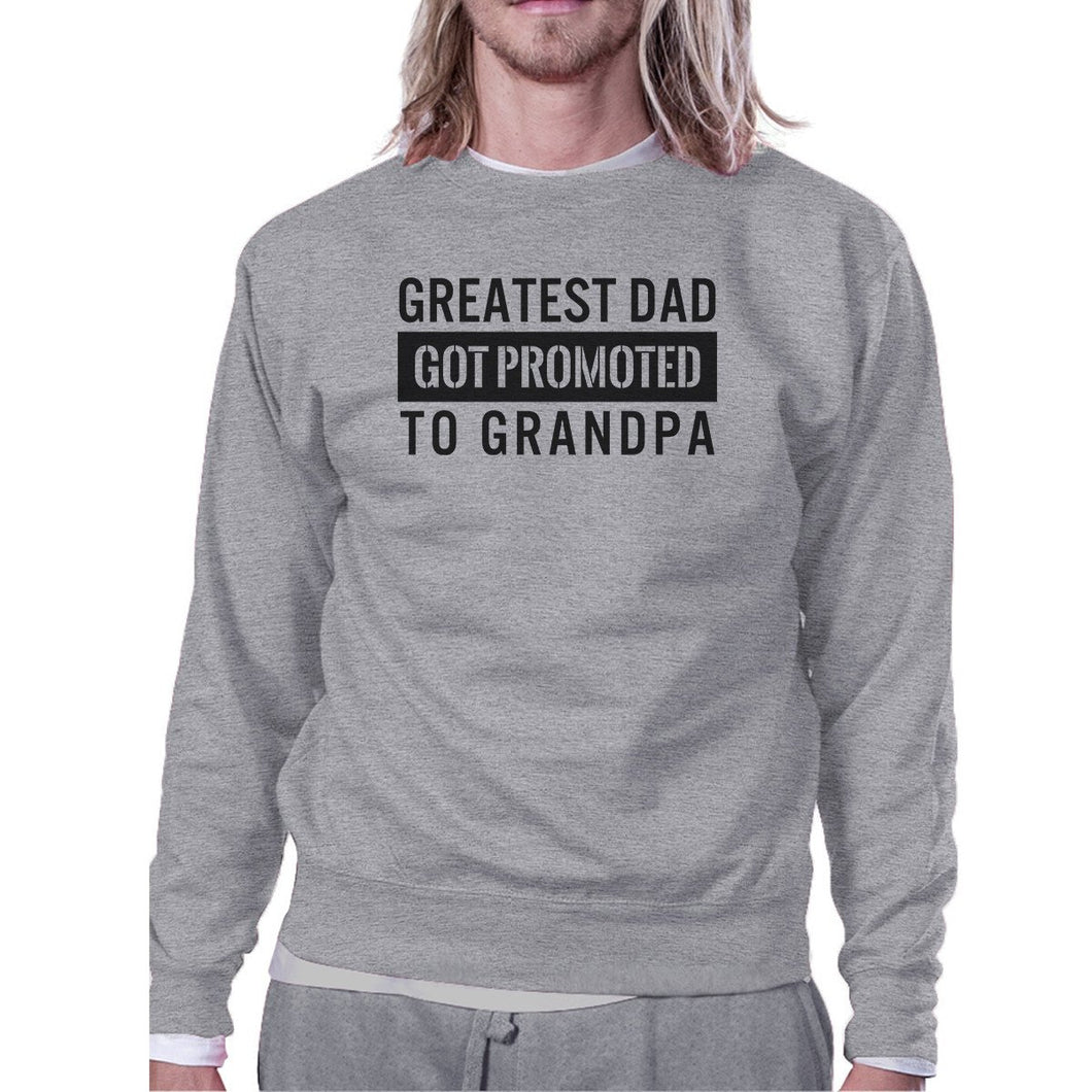 Promoted To Grandpa Grandpa Sweatshirt Funny