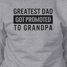 Load image into Gallery viewer, Promoted To Grandpa Grandpa Sweatshirt Funny
