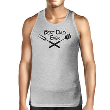Load image into Gallery viewer, Best Bbq Dad Mens Grey Funny Design Graphic Tanks
