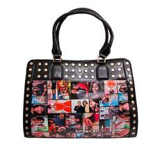Load image into Gallery viewer, Black Michelle Obama Stud Tote
