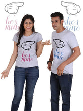 Load image into Gallery viewer, He is Mine, She is Mine Couple T-Shirts
