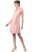 Load image into Gallery viewer, Vienna Dress - Fit and flare wing tip collar dress
