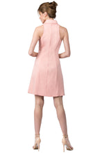 Load image into Gallery viewer, Vienna Dress - Fit and flare wing tip collar dress
