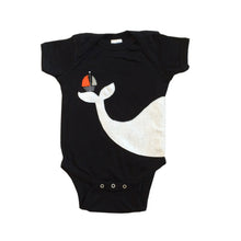 Load image into Gallery viewer, Baby Onesie - Big Whale and Little Sailboat
