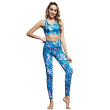 Load image into Gallery viewer, Women Seamless yoga set Fitness Sports Suits GYM Cloth Yoga Sleeveless
