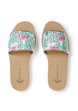 Load image into Gallery viewer, Flamingo Printed Slide and Clutch Set

