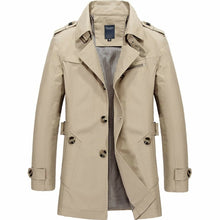 Load image into Gallery viewer, Mens Classic Trench Coat
